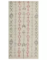 Kilimas DISPUR smėlio spalvos 80 x 150 cm medvilninis