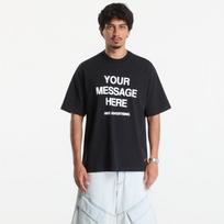 Nike "Your Message Here" T-Shirt Black - Dydis M (IQ5860-010 Marškinėliai)