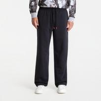 Jordan Brooklyn Fleece Men's Open-Hem Pants Black/ University Red - Dydis M (IM9205-010 Kelnės)