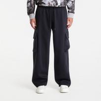 Jordan Brooklyn Men's Oversized Fleece Cargo Pants Black/ Dk Smoke Grey - Dydis XXL (IO1816-010 Kelnės)