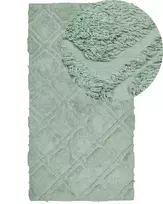 Kilimas HATAY šviesiai žalias 80 x 150 cm medvilninis