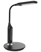 LED stalinė lempa CYGNUS su reguliatoriumi, metalinė, juoda