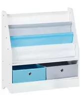 Knygų lentyna 3 lentynos TUMBY 74 cm Balta