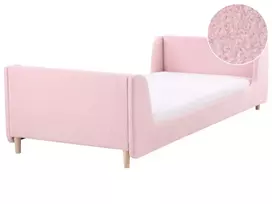 Vaikiška lova Boucle LAYE 90 x 200 cm rožinė