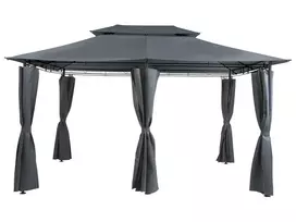 Sodo paviljonas COLOS Metal 400 cm 300 cm grafitinis