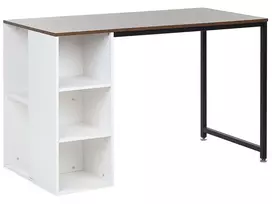 Rašomasis stalas DESE rudas/baltas 120 cm 60 cm