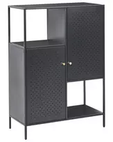 Biuro spintelė RAKAIA metalinė, juoda