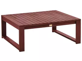 Sodo kavos staliukas TIMOR 90 cm 75 cm Akacijos mediena Rudas