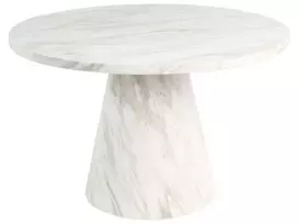 Valgomojo stalas MERE Baltas marmuras 120 cm