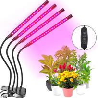LED auginimo lempa, augalų auginimo lempa, 4 galvučių auginimo lempa