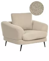 Fotel KJAER Boucle šviesiai smėlio spalvos