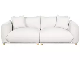 3 vietų sofa LUVOS, kreminė balta