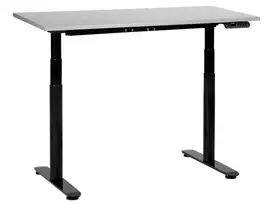 Elektriškai reguliuojamas stalas DESTINAS pilkas/juodas 120 cm 72 cm