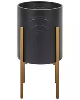 Gėlių stovas SEROTINA Metalinis 32 cm Juodas