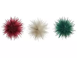 3 pakabinamų LED dekoracijų rinkinys GROVLAN Žvaigždė 41 cm įvairiaspalvės
