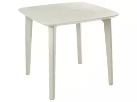Sodo stalas SORICO 86 cm 86 cm šviesiai smėlio spalvos