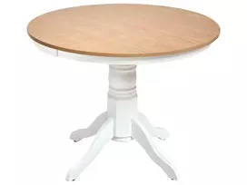 Valgomojo stalas AKRON Šviesaus uosio spalvos 100 cm