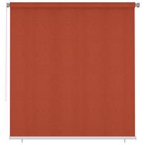 vidaXL Lauko roletas, 225 (plotis) x 230 (aukštis) cm, terakotos spalvos, HDPE