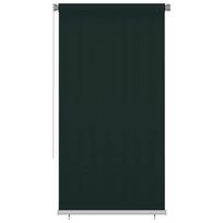 vidaXL Lauko roletas, 125 (plotis) x 230 (aukštis) cm, tamsiai žalios spalvos, HDPE