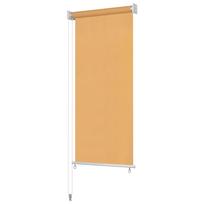 vidaXL Lauko roletas, 65 (plotis) x 230 (aukštis) cm, smėlio spalvos