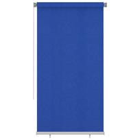 vidaXL Lauko roletas, 125 (plotis) x 230 (aukštis) cm, mėlynos spalvos, HDPE