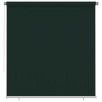 vidaXL Lauko roletas, 225 (plotis) x 230 (aukštis) cm, tamsiai žalios spalvos, HDPE