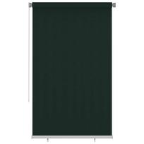 vidaXL Lauko roletas, 145 (plotis) x 230 (aukštis) cm, tamsiai žalios spalvos, HDPE