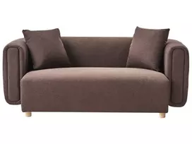 Dvivietė sofa LILLEROD tamsiai ruda