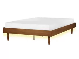 LOVA TOUCY su LED apšvietimu 140 x 200 cm, ruda
