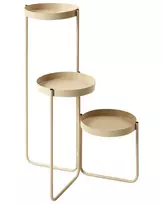 Gėlių stovas FRAGARIA metalinis 42 cm smėlio spalvos