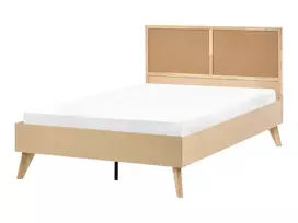 Technorattano lova MONPAZIER 120 x 200 cm šviesiai ruda