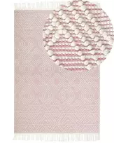 Kilimas ADANA pastelinė rožinė 160 x 230 cm vilna