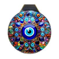 Pikta akis akrilinis sienos dekoras