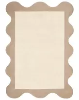 Kilimas SANGHAR smėlio spalvos 160 x 230 cm vilnonis