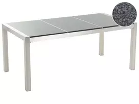 Sodo stalas GROSSETO 180 cm 90 cm Poliruotas granitas pilkas