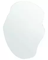 Sieninis veidrodis FALAISE 50 cm 70 cm sidabrinis