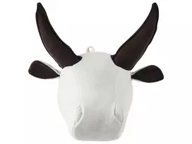 Vaikiška sieninė dekoracija Byk GEOFFREY medvilnė 24 cm balta
