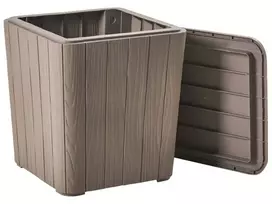 Sodo dėžė SARANDI 40 cm 40 cm smėlio spalvos