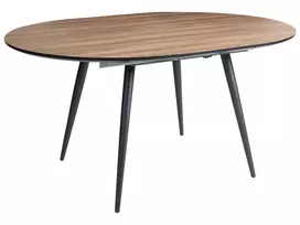 Išskleidžiamas valgomojo stalas SENIAC rudas 110/150 cm 112 cm
