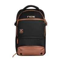 Padelio kuprinė NOX Luxury Open Series Juoda/Ruda