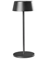 Belaidė LED stalinė lempa GUDER su reguliatoriumi, metalinė, juoda