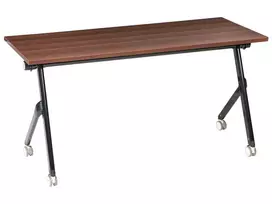 Sulankstomas rašomasis stalas BENDI tamsiai rudas 160 cm 60 cm