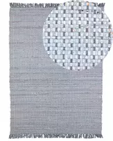 Kilimas BESNI pilkas 160 x 230 cm medvilninis