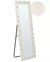 Pastatomas veidrodis ANSOUIS 150 cm eko-oda baltas