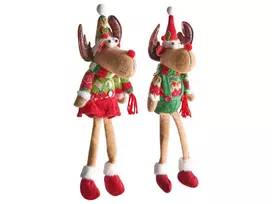 2 kalėdinių dekoracijų rinkinys VATNDALSVATNET elnias 38 cm spalvingas