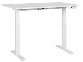 Elektriškai reguliuojamas stalas DESTINES baltas 120 cm 72 cm