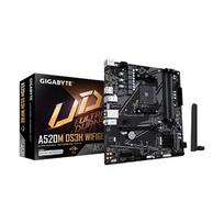 Gigabyte  A520M DS3H WIFI6E | Processor family AMD | Processor socket AM4 | DDR4 | Supported hard disk drive interfaces SATA, M.2 | Number of SATA connectors 4 | A520M DS3H WF6E | 4719331880743