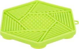 TRIXIE Lick'n'Snack Laižymo lėkštė su siurbtukais, silikonas, 17 cm, žalia (pak.3)