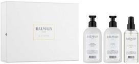 Set Balmain: Volume Hair Šampūnas Hydrating, 300 ml + Volume Hair Conditioner Moisturizing, 300 ml + Volume Plaukų lakas Treatment Conditioning, 200 ml + Balmain Scalp