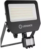 24-42W LED prožektorius COMPACT, juodas, 3000/4000/6500K, su judesio davikliu